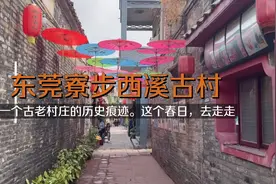一个古老村庄的历史痕迹。这个春日，去走走——东莞寮步西溪古村视频封面