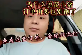 花小猪真的不能再跑了，单再多也别跑，看这些订单，司机哭了都视频封面