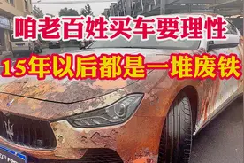 咱老百姓买车一定要理性选择！汽车就是消耗品15年以后都是废铁价视频封面