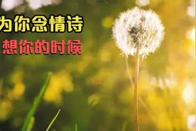 为你念情诗“想你的时候”唯有热爱可抵岁月漫长，带着爱和希望视频封面
