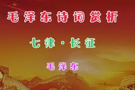 毛泽东诗词赏析《七律•长征》视频封面