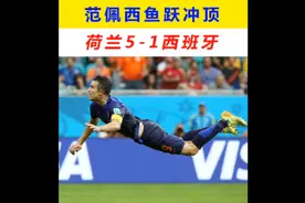 2014年世界杯荷兰5-1逆转西班牙   下半场#足球⚽ #精彩进球视频封面
