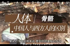 中国人的骨骼比西方人少几块，请看视频。视频封面