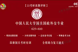 中国人民大学国际关系国际政治考研难度分析视频封面