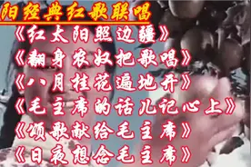 六首红太阳经典红歌联唱，回忆那个激情燃烧的岁月视频封面