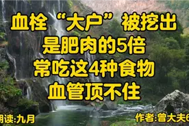 血栓“大户”被挖出，是肥肉的5倍，常吃这4种食物，血管顶不住视频封面