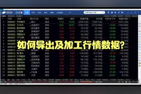 怎么导出并加工股票行情数据？量化分析之采集行情数据视频封面