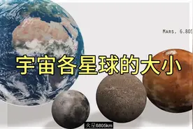 史上最全宇宙各星球大小，地球太渺小！土星这么大~视频封面