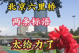 北京西三环的六里桥，车流量大；两条标语太给力了！视频封面