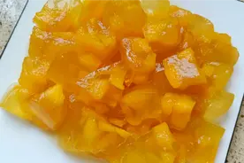 白凉粉做芒果果冻，Q弹凉爽，大人小孩都喜欢，做法超简单视频封面
