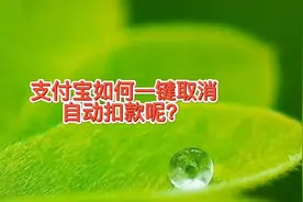 支付宝可以一键取消自动扣款，免密支付关闭的方法，不然花冤枉钱视频封面