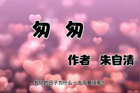 日子真是不经过！一咋眼一天过去了，一睁眼一年过去了！匆匆时光视频封面