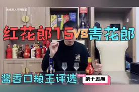 品鉴郎酒两款招牌酒！青花郎和红花郎15差别大吗？视频封面