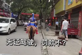 你们那马儿可以上路吗？无证驾驶，罚款拘留不？视频封面