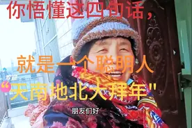 “天南地北大拜年″这四句悟懂了，就是个聪明人视频封面