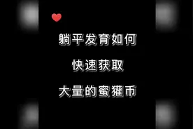 如何在躺平发育快速获取大量蜜罐币