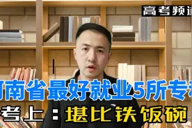 河南省最好就业的5所大专学校，低分考生的铁饭碗，收藏视频封面