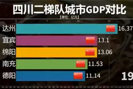 四川二梯队城市GDP对比：此绵阳非彼绵羊视频封面