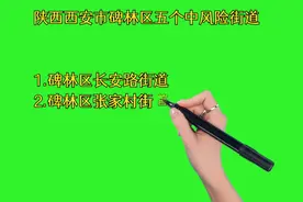 陕西西安市碑林区五个中风险街道，大家注意防护视频封面