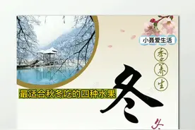 最适合秋冬吃的四种水果补品，快来看看吧视频封面