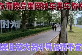 在海陵岛乘网络车，与黑车价格相差比较大，另外，导游的话不宜听视频封面