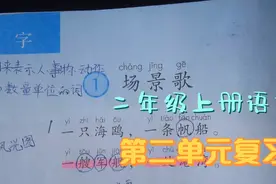 〔复习课〕二年级上册语文第二单元复习，特基础，特爱考，也必考视频封面