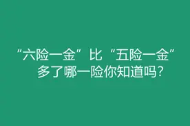 “六险一金”比“五险一金”多了哪一险，你知道吗视频封面