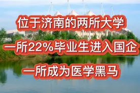 位于济南的两所大学，一所22%毕业生进入国企，一所成为医学黑马视频封面
