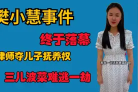 樊小慧事件终于有结果，请律师争夺抚养权，三儿菠菜难逃一劫视频封面