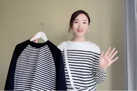 分享减龄条纹衫，条纹控看过来，舒服百搭有设计感，怎么穿都好看视频封面