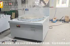 优厨派商用电磁1.2米全304不锈钢食品级卤肉煲汤锅中央厨房设备！视频封面