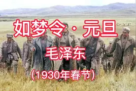 经典诵读《如梦令•元旦》毛泽东写于1930年春节，感受伟人情怀视频封面