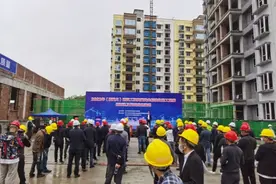 建筑工程质量安全标准化施工观摩，防汛及消防应急演练视频封面