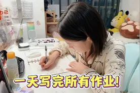 假期余额不足，小娜子一天写完所有作业，预估期中数学111分！视频封面