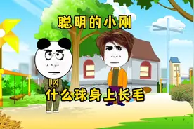 聪明的小刚，什么球身上长毛#脑筋急转弯#智力提升#沙雕动画视频封面