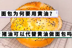 做面包为何要用黄油，用猪油可以代替黄油做面包吗？区别在哪？视频封面