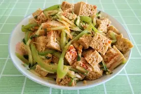 麻酱拌面筋最正宗的做法，做出的面筋香辣开胃，我家孩子特别爱吃视频封面