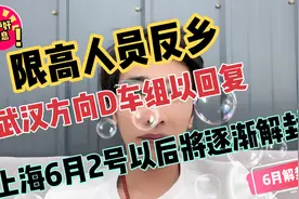 限高人员离沪，上海发武汉动车组恢复，上海将在六月份陆续解封视频封面