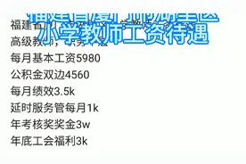 福建省厦门市湖里区小学教师工资待遇
高级教师，职务中层视频封面