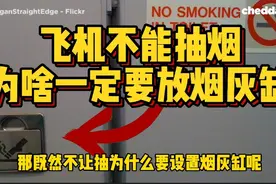 飞机不让抽烟但放烟灰缸，给机组人员用？国际民航组织强制规定！视频封面