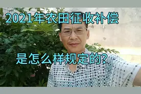 2021年农田征收补偿标准，农民朋友们收藏好，祥细规定如下视频封面