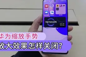 华为手机缩放手势，总是误触放大怎么办？怎样关闭放大预览效果？视频封面