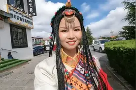 来拉萨少不了的一件事，穿藏族衣服拍藏族写真，看我这套造型怎样