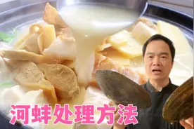 为什么很多人做的河蚌嚼不动？大厨分5步骤处理，河蚌炖豆腐真鲜视频封面