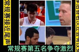CBA常规赛接近尾声，季后赛名次会有改变，第五名争夺很激烈。视频封面