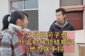 丈母娘问子奇什么时候领结婚证，他手都抖了，难道子奇有恐婚症吗视频封面