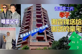 实拍星二代谢霆锋花8500万送父亲淺水湾道67号的豪宅，父靠子干啊视频封面