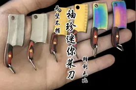 拼多多花6块8买的小菜刀，99%的人都没见过！居然还能切大西瓜？视频封面
