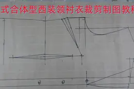 女士合体型西装领衬衣的裁剪方法，裁剪腰省和胸省，3个单排扣视频封面