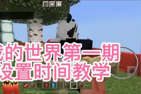 我的世界第一期，怎么设置时间，教学来了
